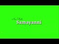 Neethoti Kalanni Apalani Green Screen Lyrics