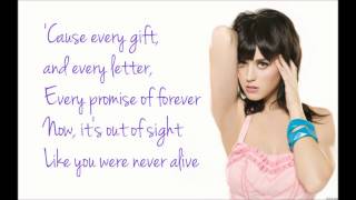 Ghost ~ Katy Perry ~ Lyrics ~ Requested by MegaSjoerd123