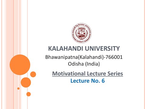 Motivational Lecture No. 6