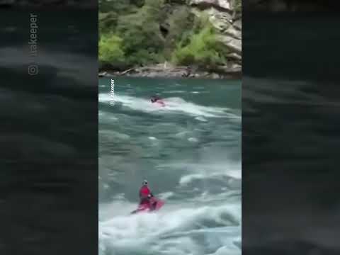 Turistas ingresaron con motos de agua a zona protegida de río Futaleufú