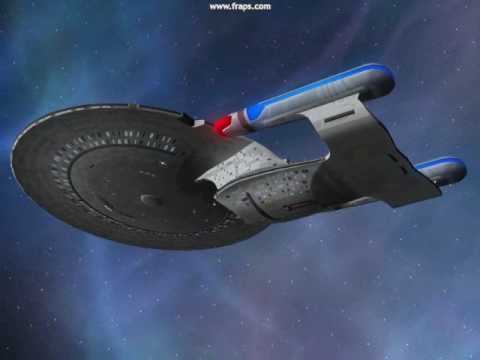 Enterprise-D vs Romulan Warbird