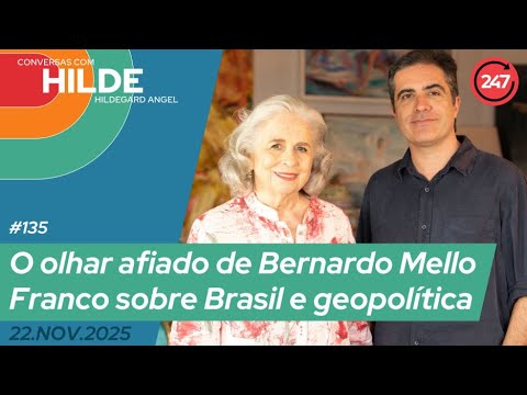 Conversas com Hildegard Angel – O olhar afiado de Bernardo Mello Franco sobre Brasil e geopolítica