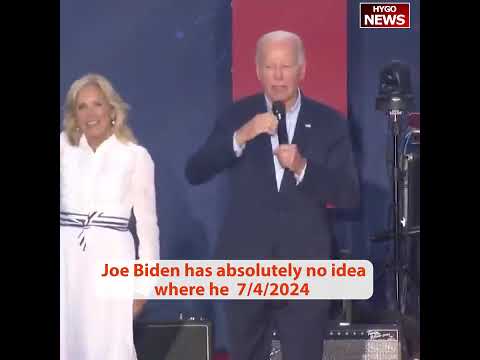 July 4th Ashley Biden good time; Perpetually Confused Joe slurring & rambling not going anywhere