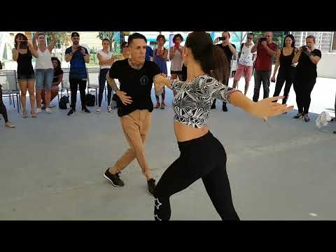 Johnny Vazquez & Erica Spirito ⭐ LA Style Salsa Partnerwork @ Corsica 2019