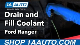 How to Drain Refill and Bleed Engine Coolant System 98-12 Ford Ranger