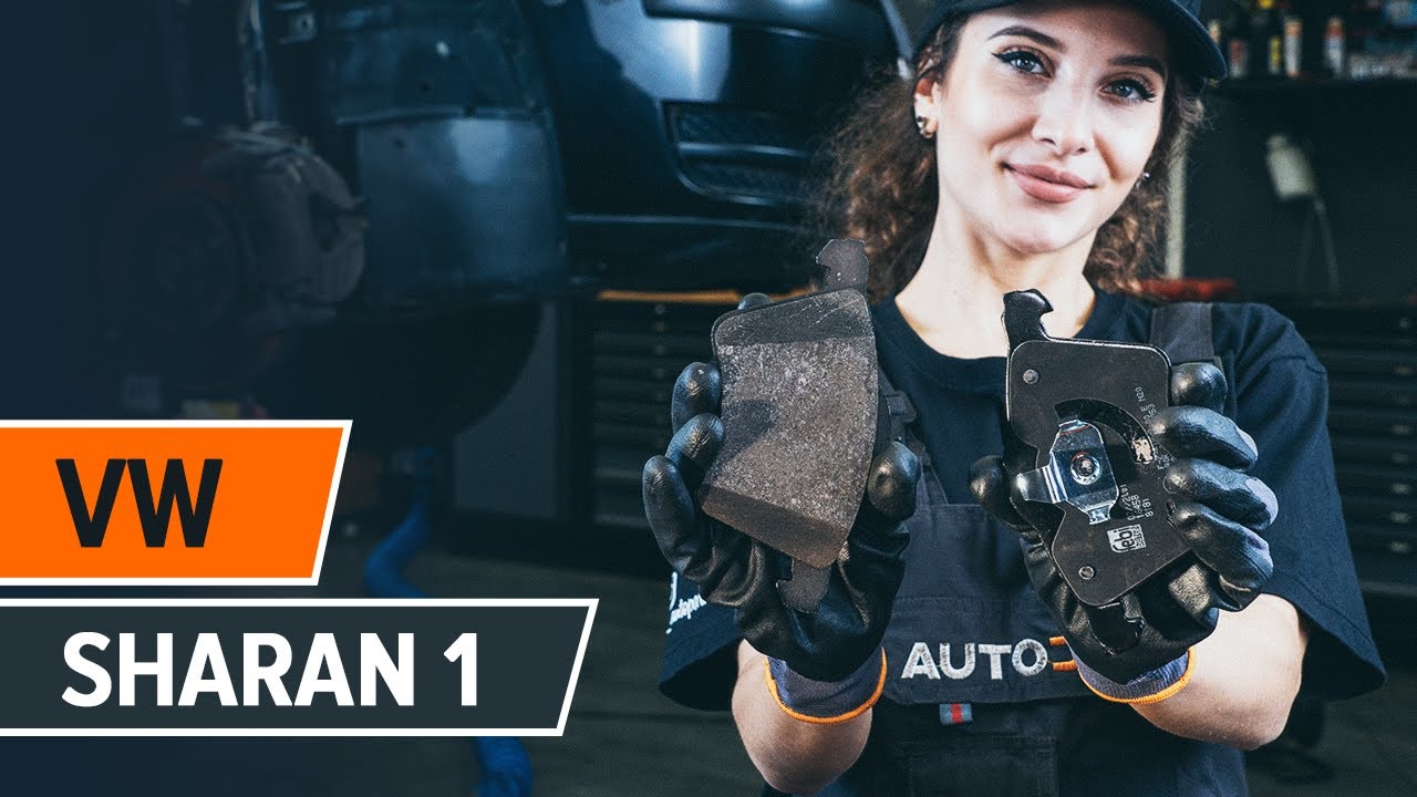 Cómo cambiar: pastillas de freno de la parte delantera - VW Sharan 1 | Guía de sustitución