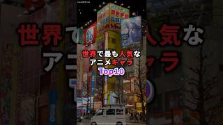 【#84】世界で最も人気なアニメキャラTOP10