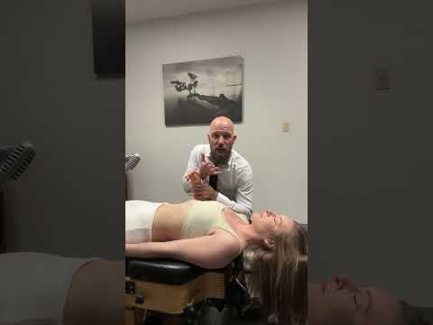 Live! Demonstrates Organ Manipulation With Instruction #chiropractic Skills At Home.