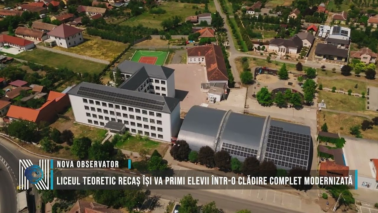 Liceul Teoretic Recaș își va primi elevii într-o clădire complet modernizată