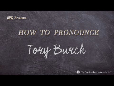 How to Pronounce Tory Burch (Real Life Examples!)