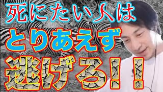 【死ぬな!】死にたい、自殺したい人、知人や今の居場所から逃げろ!世間体のために死ぬな!【ひろゆき】