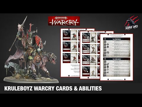 KRULEBOYZ WARCRY FIGHTER CARDS & ABILITIES - Free PDF Download For Personal Use - Warhammer Orruk