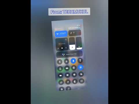 Redmi 13C Control Center - HyperOS 2 OS2.0.2.0 Update 🔥 #shorts