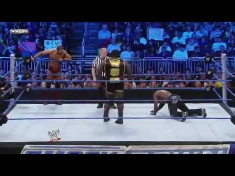 Mark Henry & David Otunga VS R-Truth - SmackDown 06.04.2012