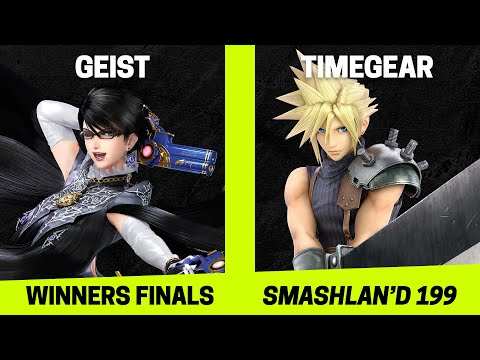 SmashLAN'd 199 Winners Finals - Geist (Bayonetta) vs TimeGear (Cloud, Min Min) - SSBU Tournament