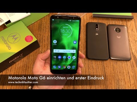 Setting up the Motorola Moto G6 and first impressions