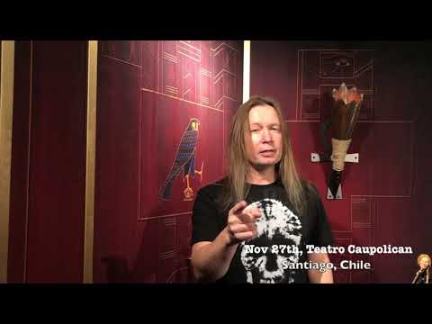 Timo Kotipelto de Stratovarius saluda a sus fans chilenos