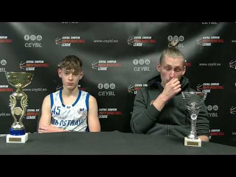 CEYBL U14 - Press conference, 8.10.2023,  BK NH Ostrava -  BK Inter Bratislava