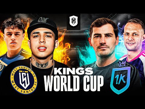 WEST SANTOS FC VS 1K *Reacción con el Kun aguero y Aida* | KINGS WORLD CUP