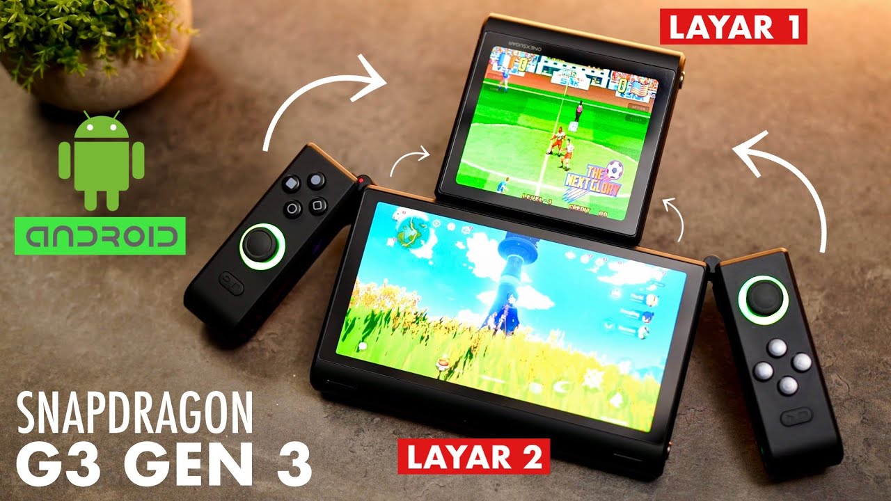Handheld Android Dua Layar Paling Gila! Onexplayer Sugar Review, Bisa Diubah-ubah!
