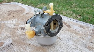 Clean Carburetor, Huskee Tiller