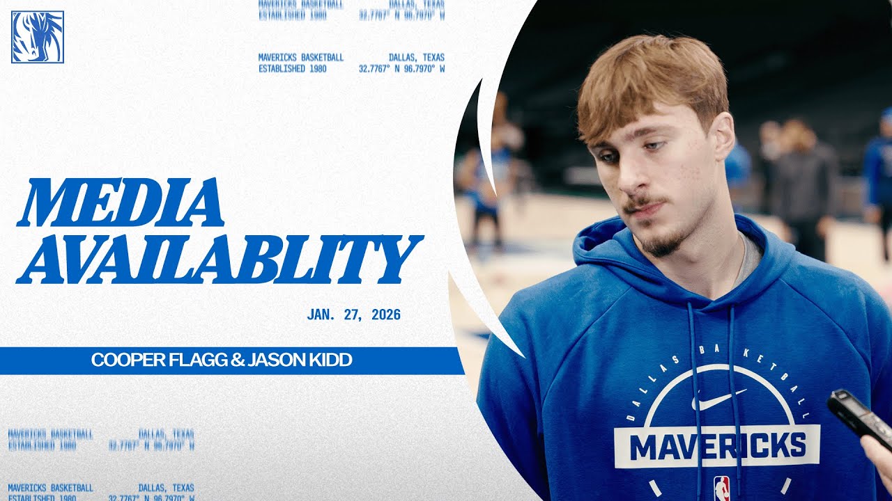 Cooper Flagg & Jason Kidd | Practice Media Availability | 1/27/26
