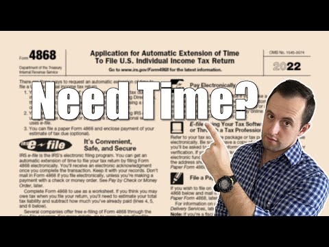 How to File a Tax Extension 2023 | IRS Form 4868