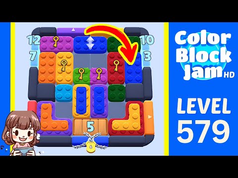 Color Block Jam Level 579 Solution Walkthrough