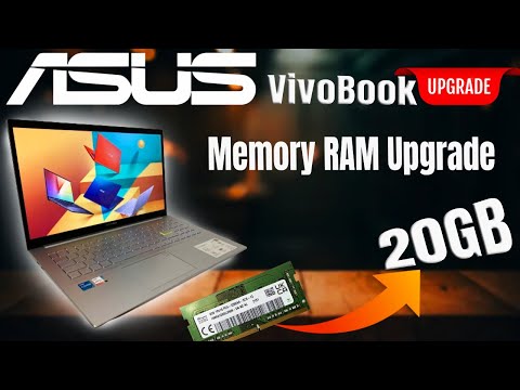 Asus VivoBook RAM-Speicher-Upgrade schnell und einfach (von 8 auf 20 GB)