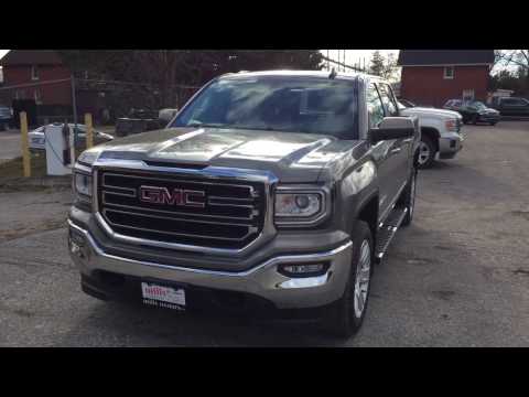 2017 GMC Sierra 1500 4WD SLE Crew Cab Z71 Suspension Running Boards Brown Stock #170561