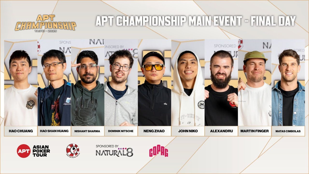 ~$1.2M For First - $10K Buy-In Main Event - Final Table ~$6.2M Prize Pool | APT Championship 2025