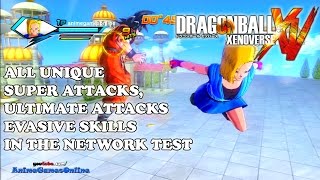 Super Attacks, Ultimate Attacks, Evasive Skills