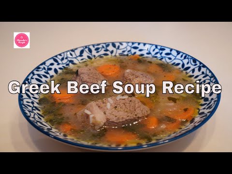 Greek Beef Soup Recipe