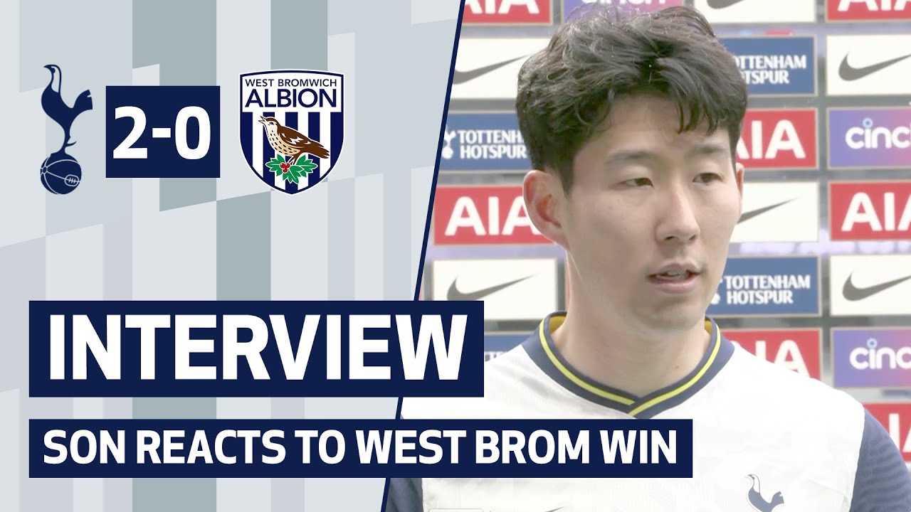 INTERVIEW | Spurs 2-0 West Brom | Son reacts to West Brom win - YouTube