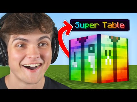 I Added CUSTOM CRAFTING TABLES to Minecraft...