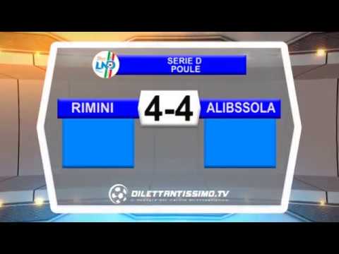 RIMINI ALBISSOLA 4-4. Girone Poule scudetto di serie D 2017/2018