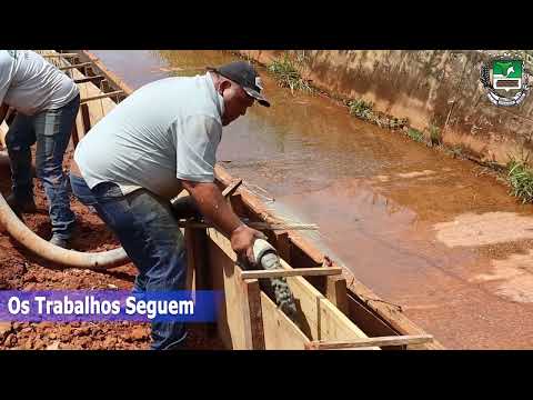 RECUPERAÇÃO DO CANAL PRÓXIMO AO LAGO CHEGA A FASE FINAL