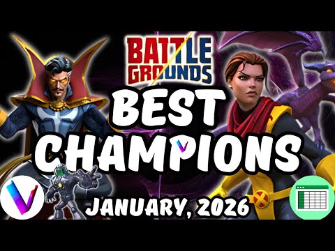 The Best Champions For Battlegrounds Ranked & Vega's Tier List - Doctor Strange Kitty Pryde  MCoC