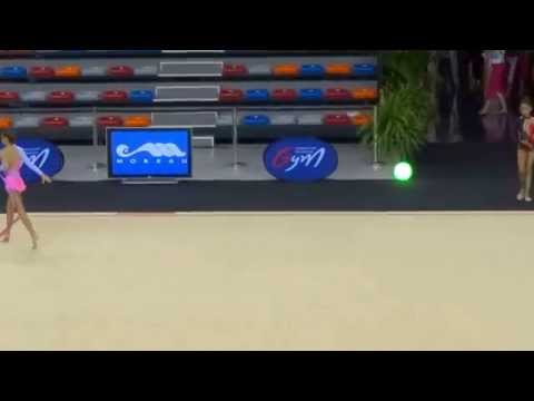 Katrin Tsoneva , CHAMPIONNAT de FRANCE 2015 - NIORT, cerceau