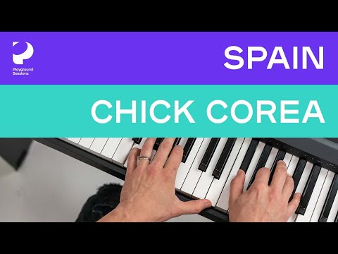 How to play 'Spain' by Chick Corea on the piano -- Playground Sessions