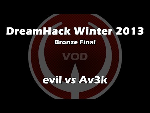 evil vs Av3k - DreamHack Winter 2013 Bronze Final (Quake Live VOD)