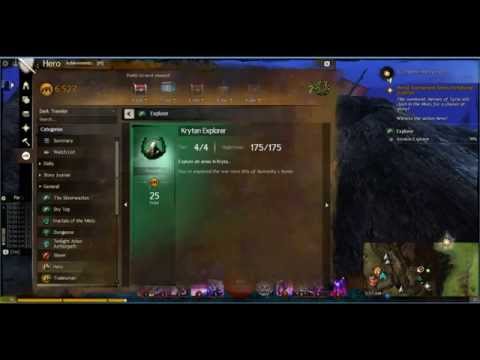 GuildWars 2 Krytan explorer achievement