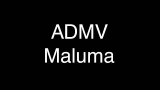 Maluma - ADMV [Lyrics/Letras]