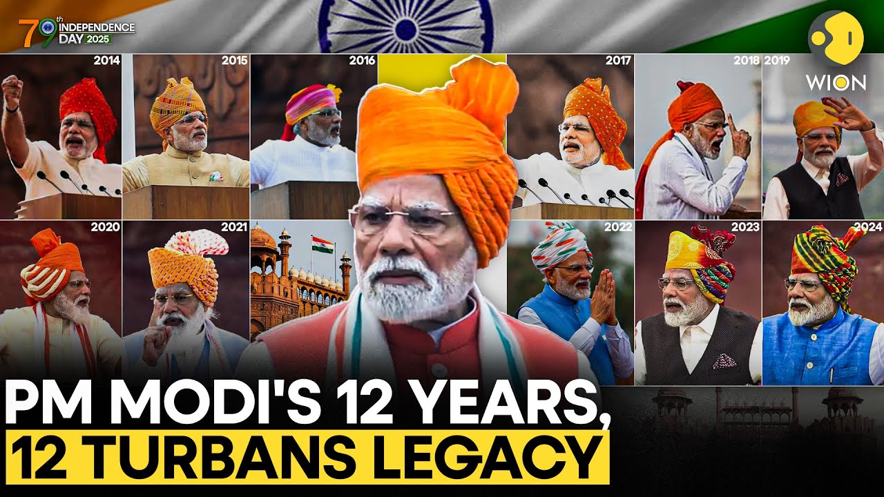 Independence Day 2025: PM Modi's 12 Years Of Iconic Turban Tradition | WION Originals