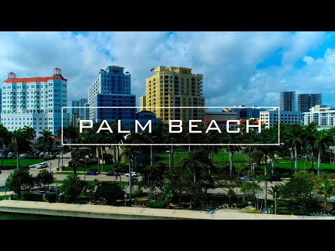 West Palm Beach / Palm Beach, Florida | 4K Drone Footage