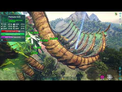 Ark modded: ancient gaia fight