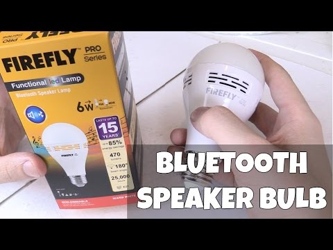 Firefly Bluetooth Speaker Bulb