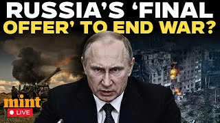 LIVE | Zelensky Has Only Two Choices? Russia Doubles Down With Fresh Warning To Ukraine | Putin