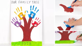 How to Create a Family Handprint Tree