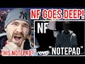 NF Notepad FIRST TIME REACTION